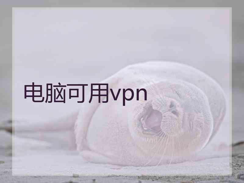 电脑可用vpn