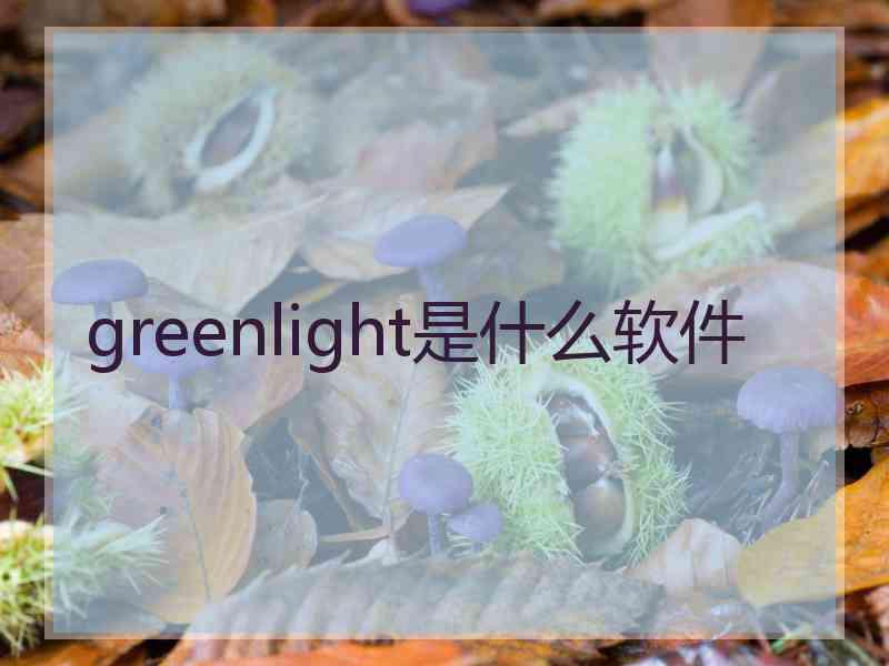 greenlight是什么软件