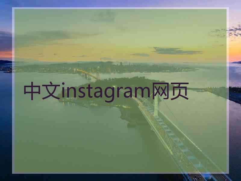 中文instagram网页